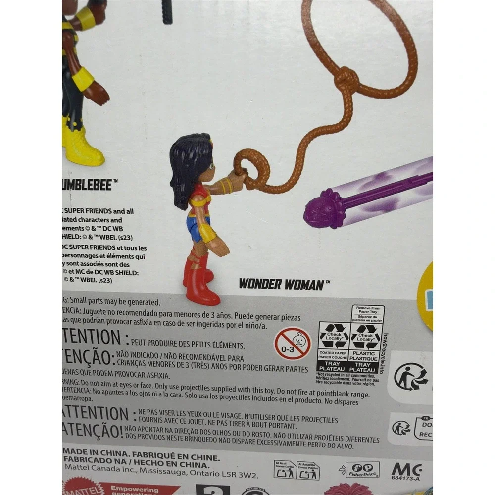 DC Super Friends Figure Set Wonder‎ Woman Harley Quinn Poison Ivy Bumblebee